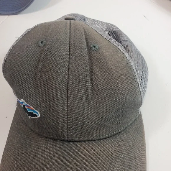 Patagonia Trucker Hats Mens Snap Back Mesh flaws - Picture 4 of 13